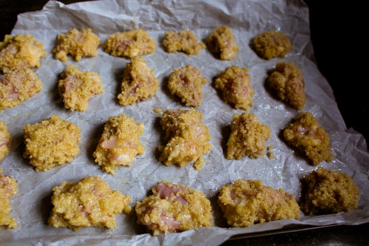 quinoa chicken nuggets 10 |www.sparklestories.com| junkyard tales