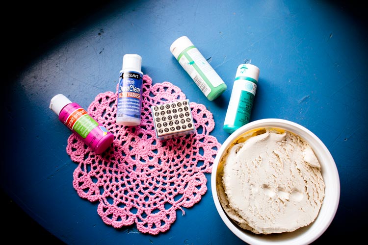 air dry clay trinket dishes 1|www.sparklestories.com| by thistle by thimble