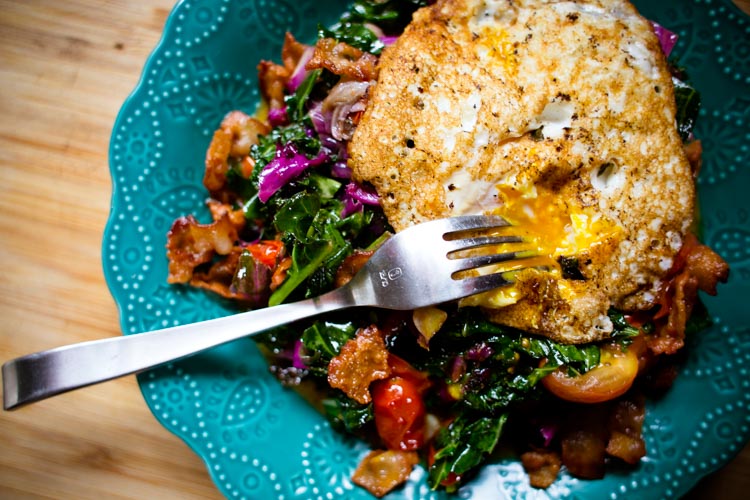 warm kale salad with maple mustard dressing 8 |www.sparklestories.com| so many fairies