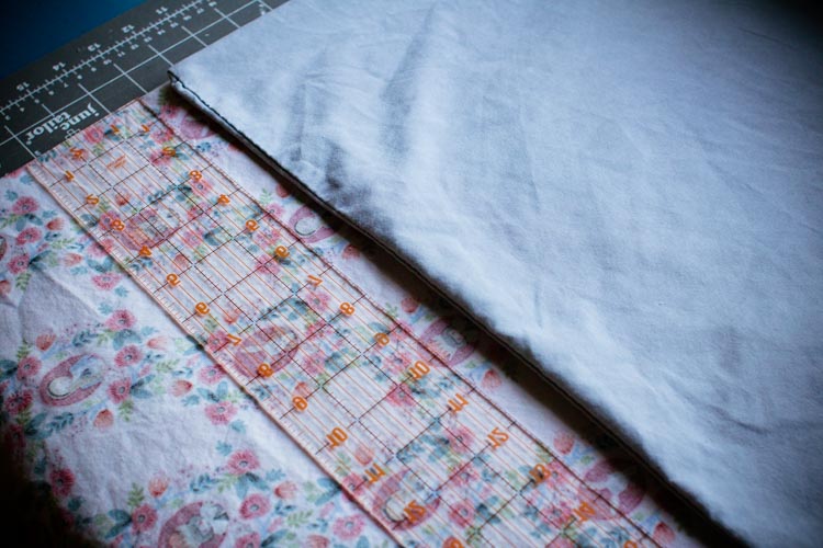 8. Trim to the size of an old pillowcase