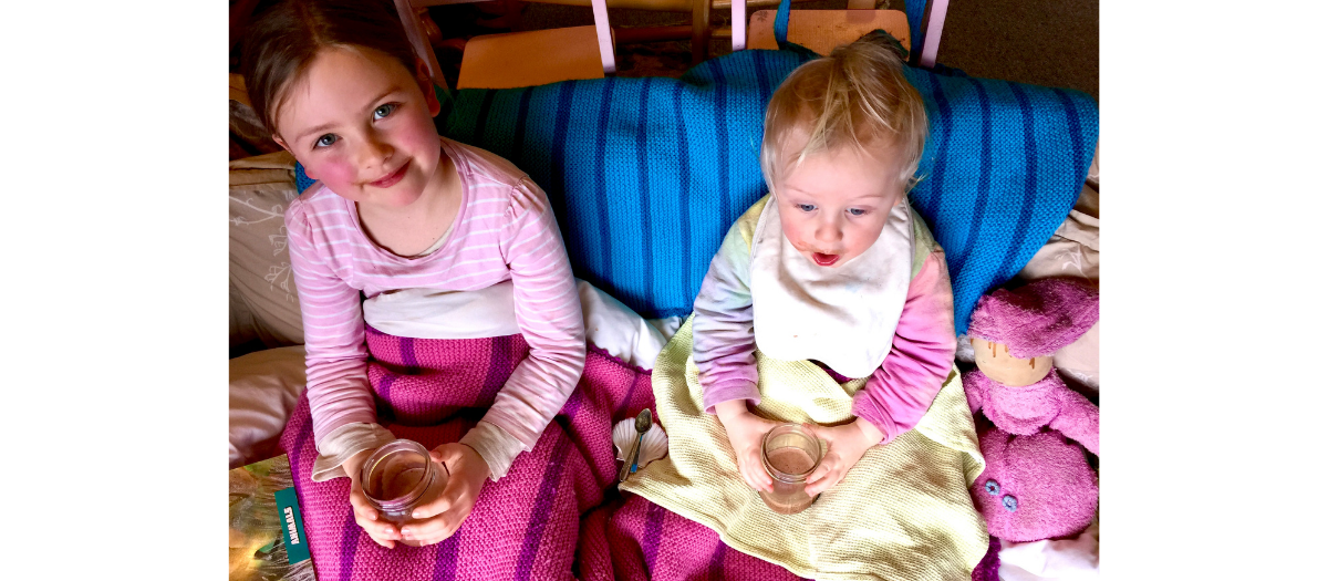 Vidler Family Listening to Stories