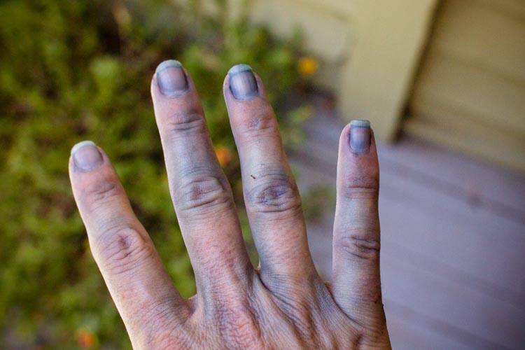 indigo tie dyed napkins 7 |www.sparklesotires.com| by thistle by thimble