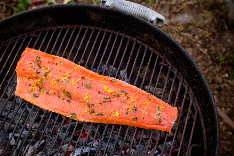 grilled salmon with pickled blueberries 2 | www.sparklestories.com| the willowbee tree