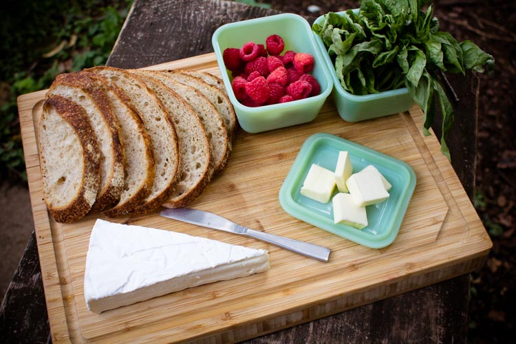 campfire raspberry basil grilled cheese sandwiches 6 | www.sparklestories.com| by thistle by thimble