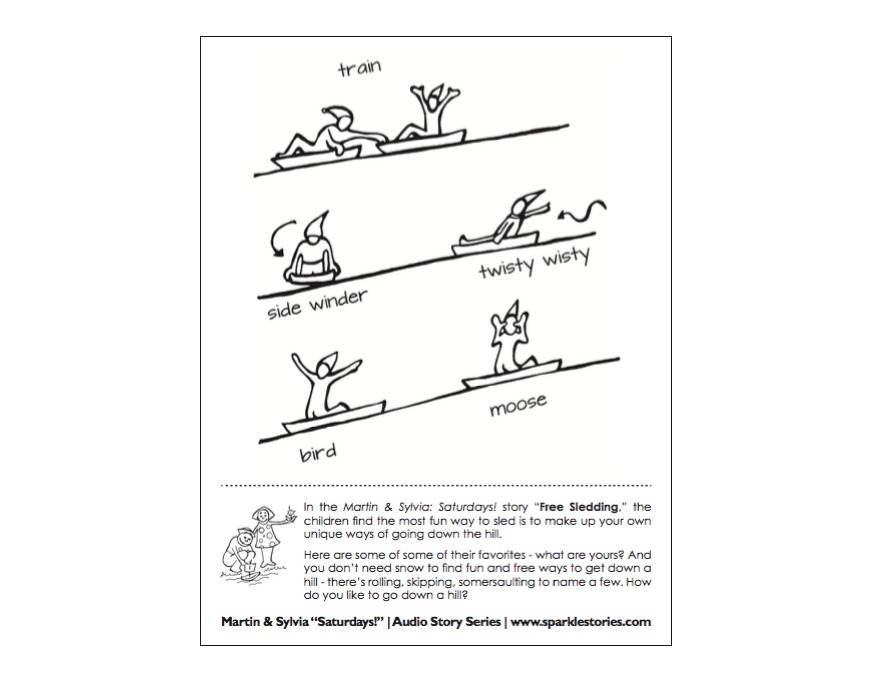 Saturdays Printable 1 Free Sledding