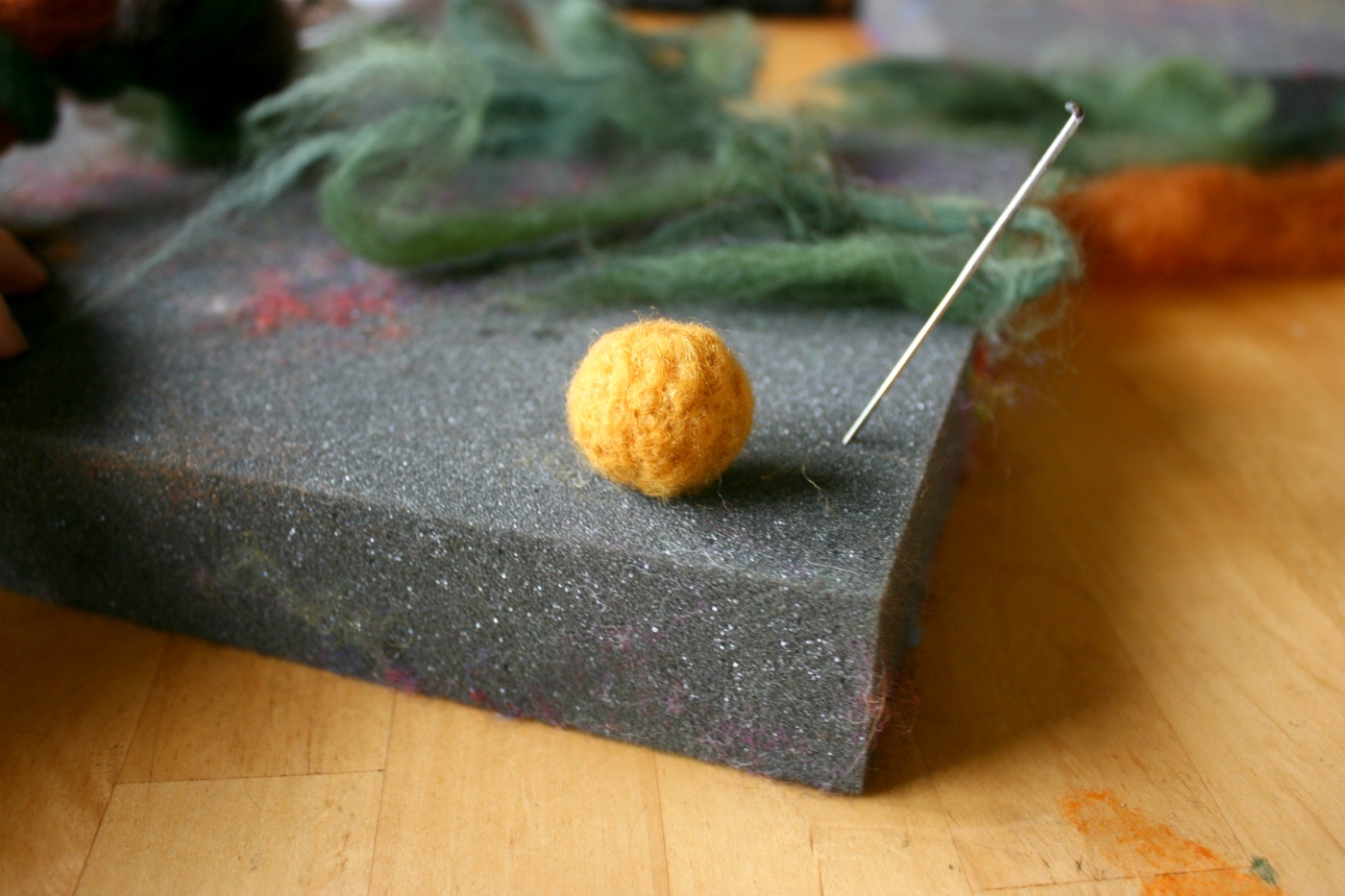 Felted Acorns 3