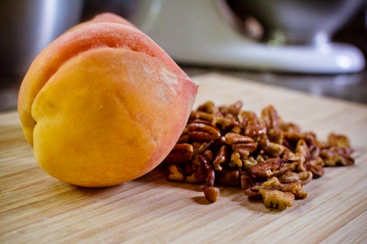 peach pecan pancakes 2 |www.sparklestories.com| the violet crown