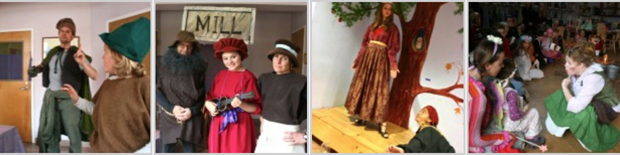 Fools Tale Halloween Collage