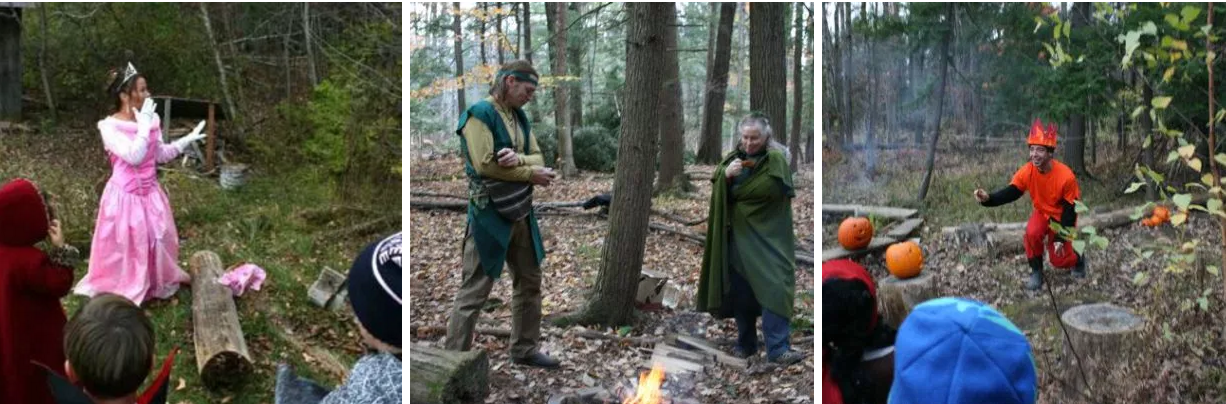 The Wily Will-o-the-Whisp Halloween Collage