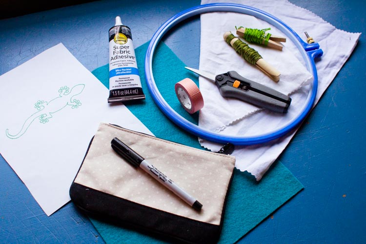 salamander pencil pouch patch 1|www.sparklestories.com| so many fairies