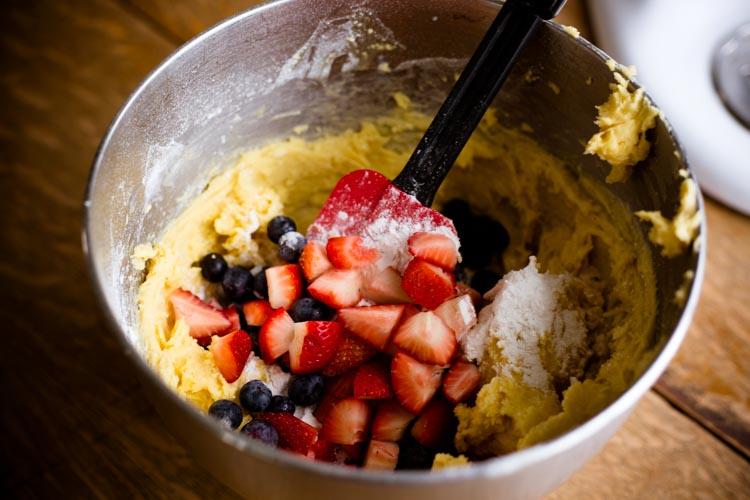 double berry "rock" cakes 4  |www.sparklestories.com| dry gables