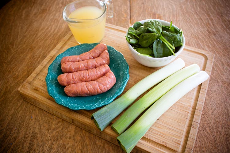 leek and sausage soup 3 |www.sparklestories.com| dry gables