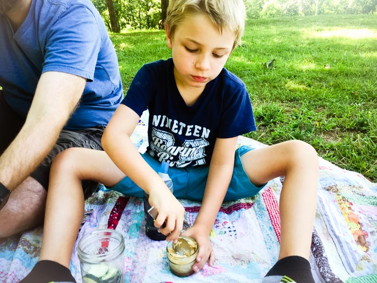 mason jar peach cobblers 7 |www.sparklestories.com| martin & sylvia: more adventures!