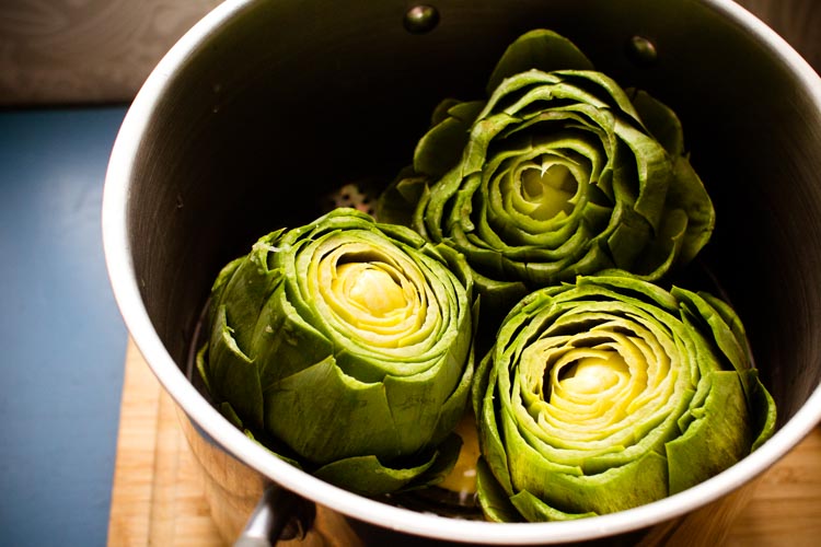 steamed artichokes 3 | www.sparklestories.com| martin & sylvia: saturdays !