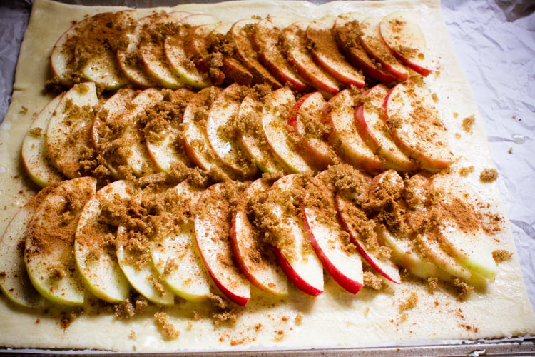 "apples in a row" tart 8 |www.sparklestories.com| by thistle by thimble