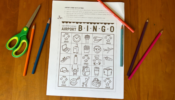 Airport Bingo - 1 Page