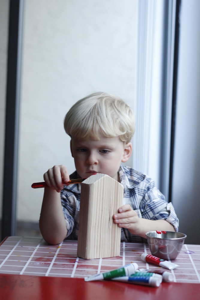 Painting-Wooden-Houses
