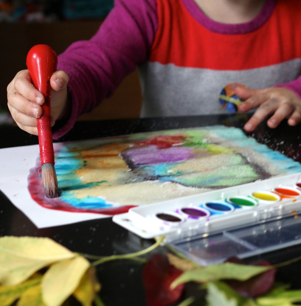 Painting-with-Watercolors-?-Making-a-Garland