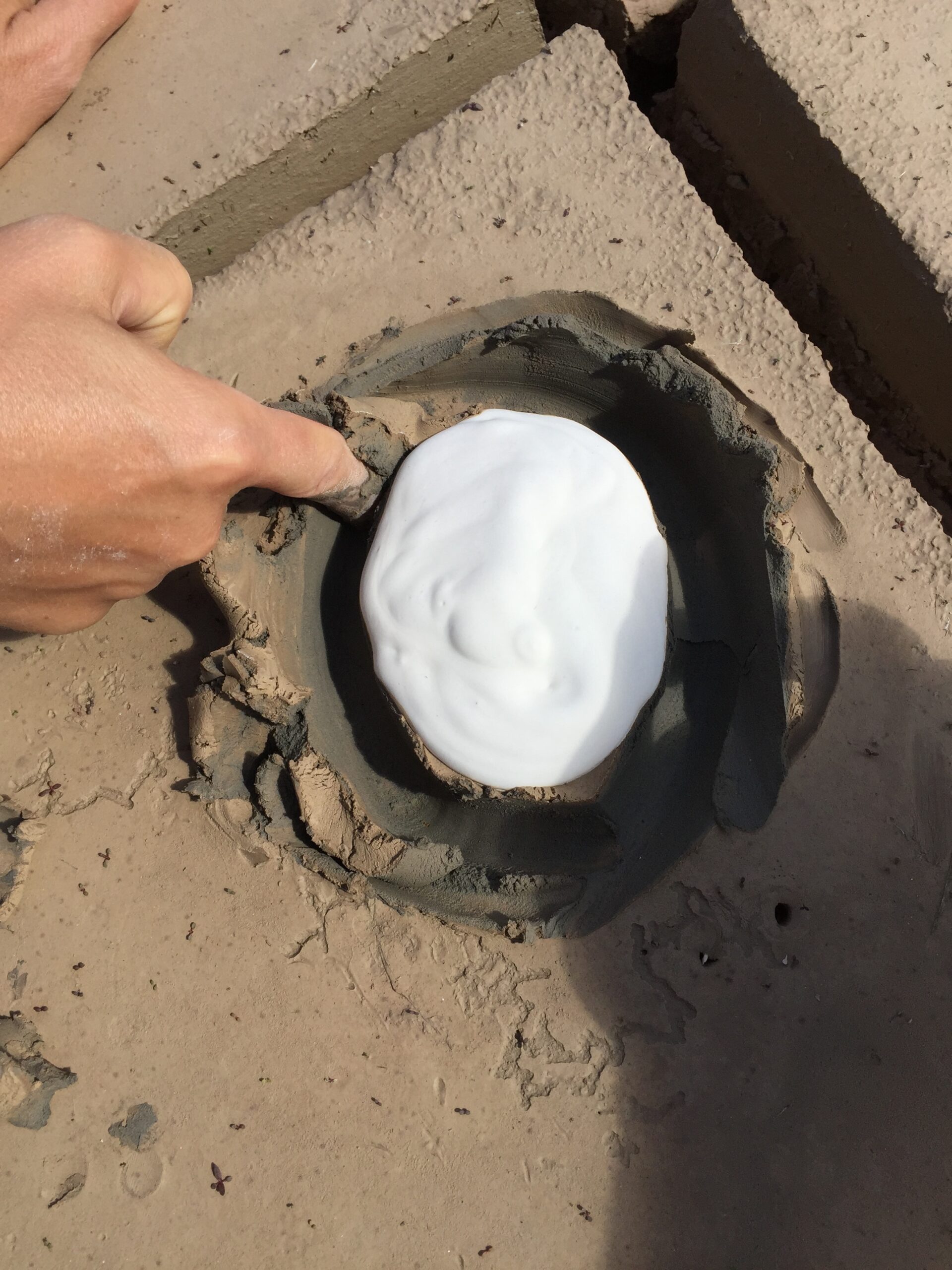 plaster casting 4 | www.sparklestories.com| martin & sylvia's nature school