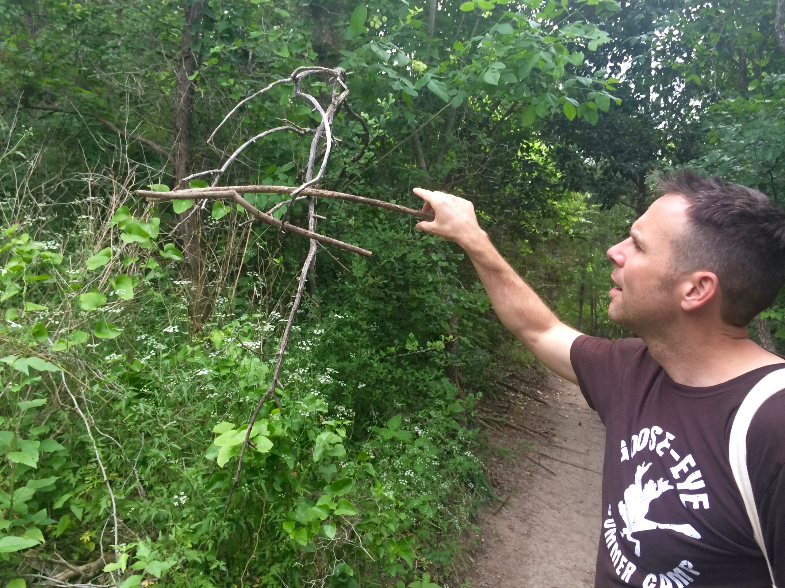 Hidden Earth Art - David Balancing