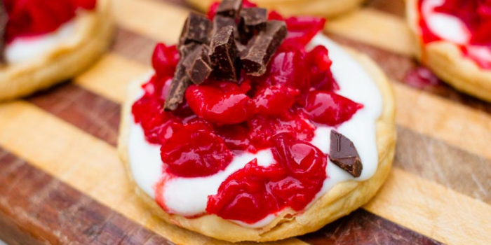 2. Sour Cherry and Whipped Goat Cheese Tart