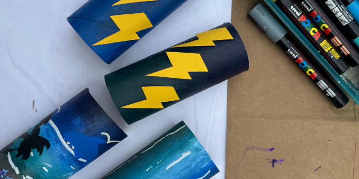 TP Roll Super Hero Cuffs - Complete