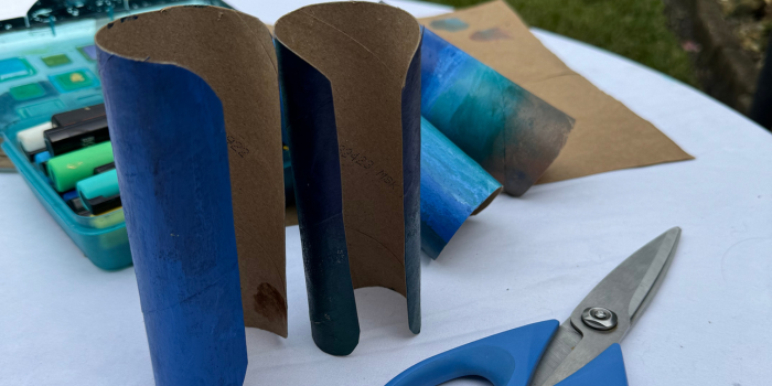 TP Roll Super Hero Cuffs - Cutting