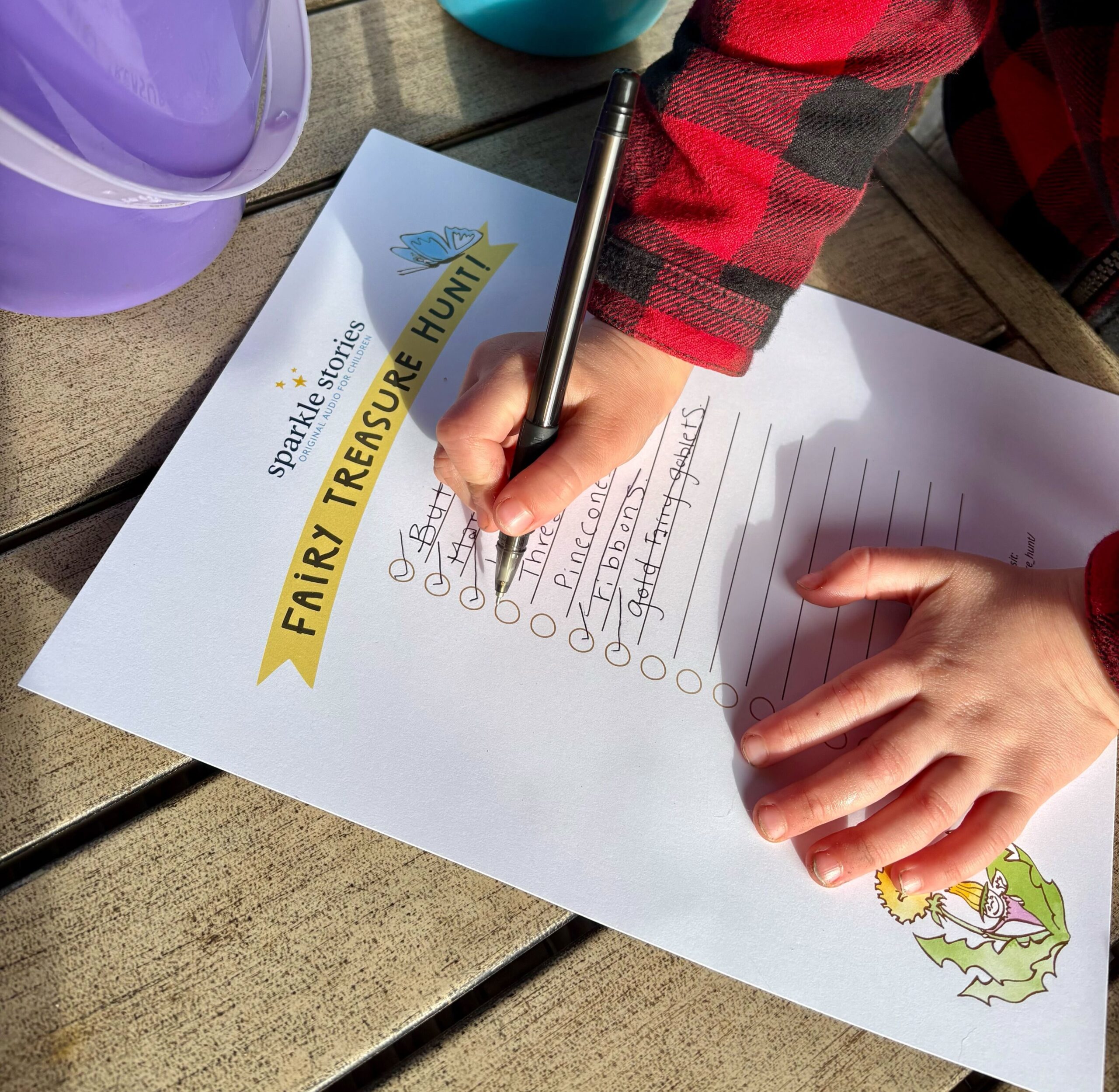 Fairy Treasure Hunt Check List 