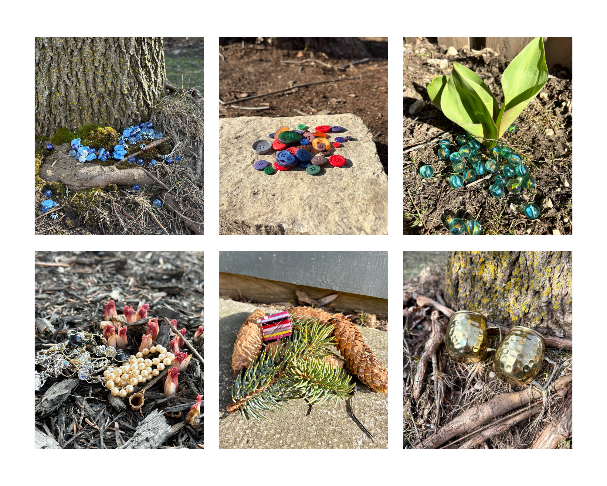 Fairy Treasures in the garden 
